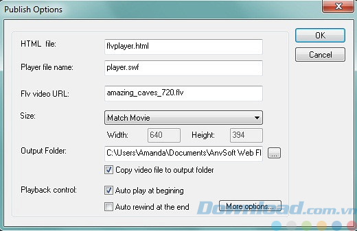Xuất video flash lên trang web Xuất video flash lên trang web