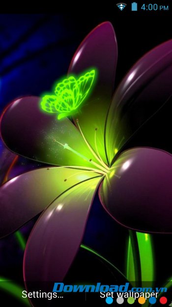 3D Butterfly Live Wallpaper hình nền tuyệt đẹp cho android 