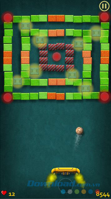 Giao diện game bắn gạch Jet Ball cho Windows Phone