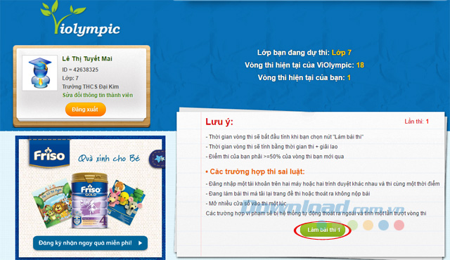 Làm bài thi