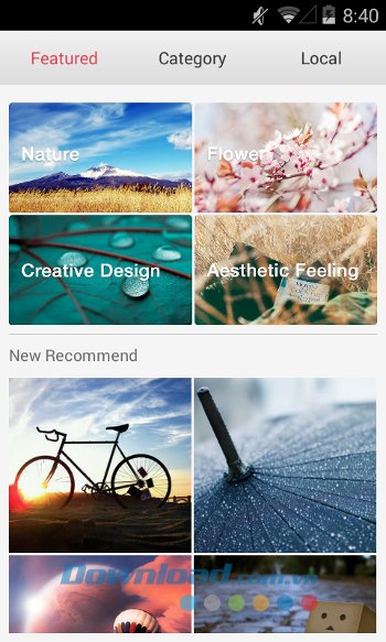 Kho hình nền của GEAK Launcher