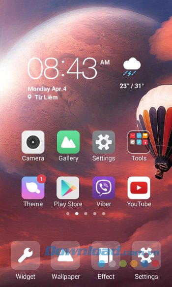 Các tùy chọn của GEAK Launcher