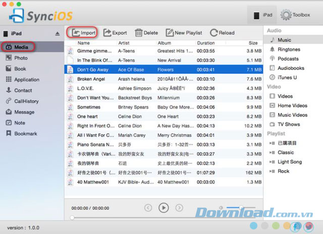 Quản lý nhạc trên các thiết bị iOS
