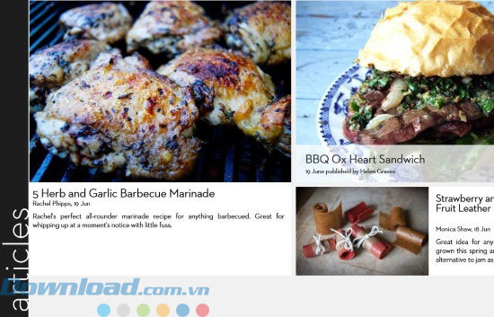 Nhiều bài viết hữu ích về việc nấu ăn