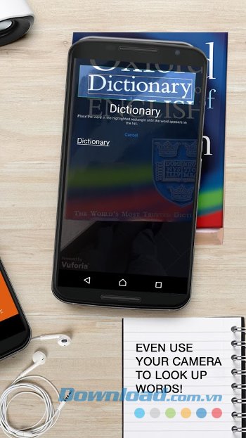 Oxford Dictionary of English hỗ trợ tra cứu qua camera