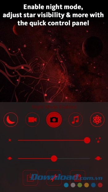 Các chế độ của SkyView Free