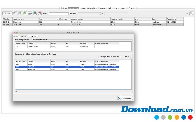 Small Business Manufacturing với Production 