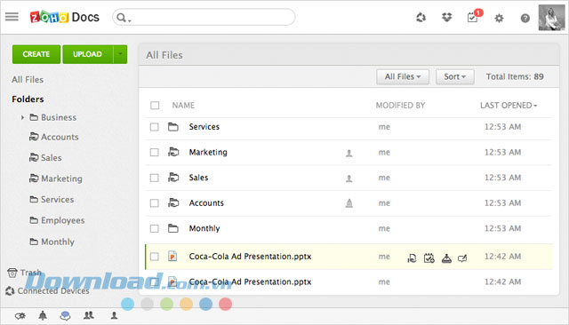 Thêm file bằng nhiều cách