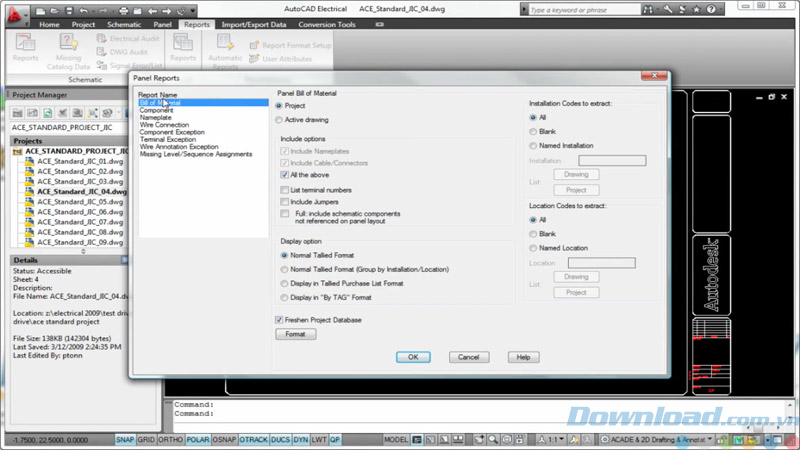 Tạo báo cáo tự động