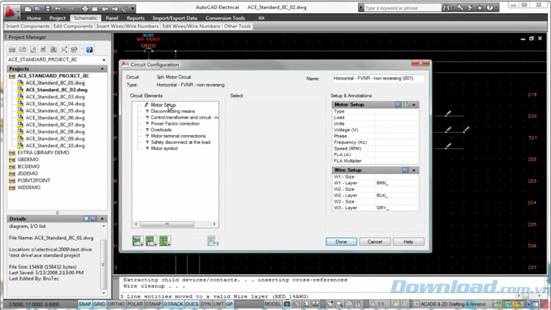 Thiết kế mạch trong AutoCAD Electrical