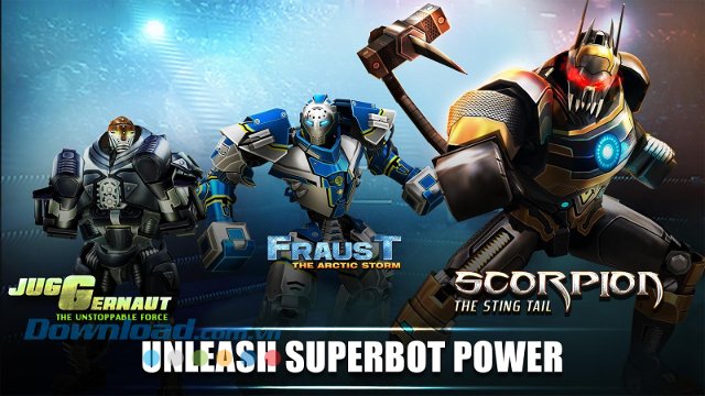 Mở khóa năng lượng của nhân vật trong game Real Steel World Robot Boxing