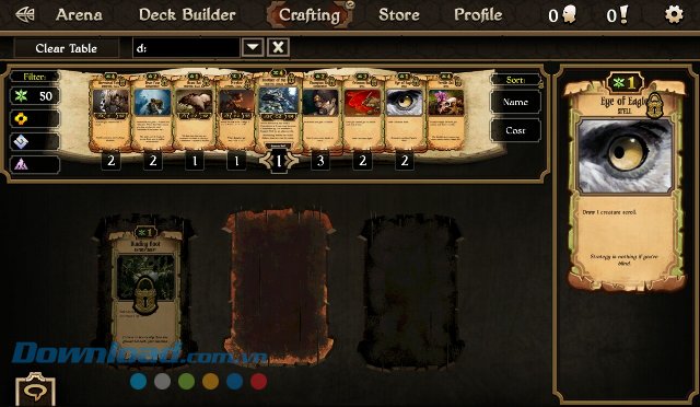 Xây dựng bộ bài trong game Scrolls