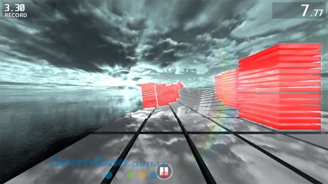 Giao diện game chạy Storm Rush cho Windows Phone