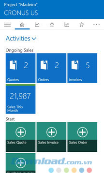 Hình ảnh ứng dụng trên điện thoại