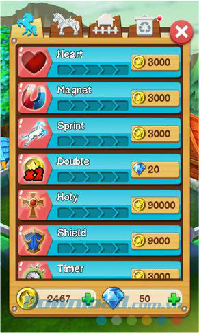 Cửa hàng game với các công cụ