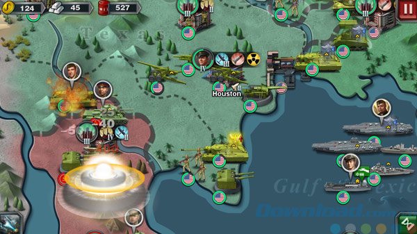 Giao diện game World Conqueror 3