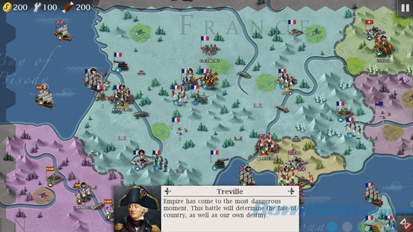 Bản đồ Pháp trong European War 4 - Napoleon