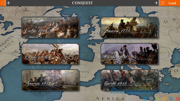 Các kịch bản trong chế độ Conquest