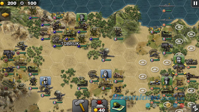 Bản đồ chi tiết trong game