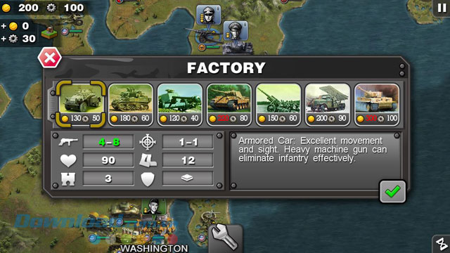 Nhiều loại vũ khí đa dạng