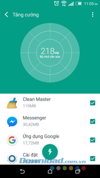 Tăng cường thiết bị với HTC Boost+