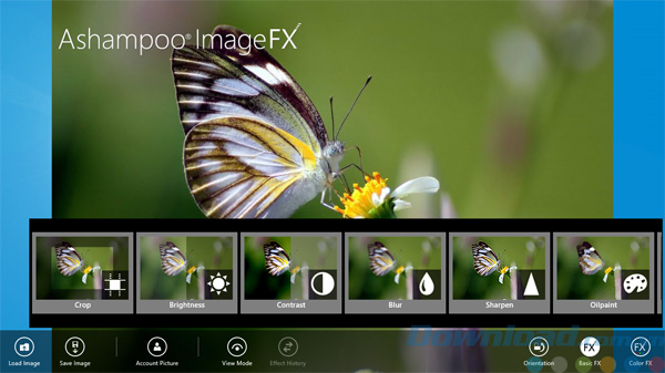 Một số hiệu ứng ảnh của Ashampoo ImageFX