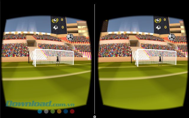 VR Soccer Header - game đá bóng hay cho Google Cardboard
