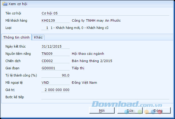 Xem cơ hội