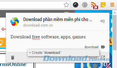 Thêm ghi chú vào nội dung lưu