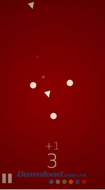 Tránh những hình tam giác bay tới