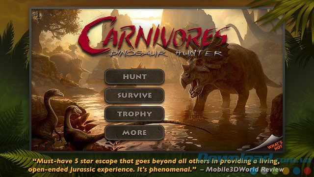 Game mô phỏng đi săn khủng long