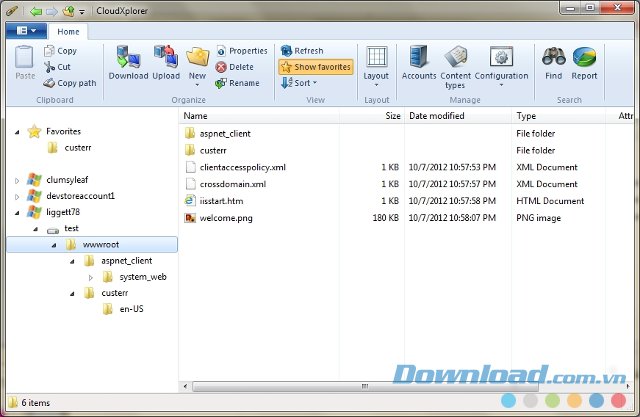 CloudXplorer với Home 