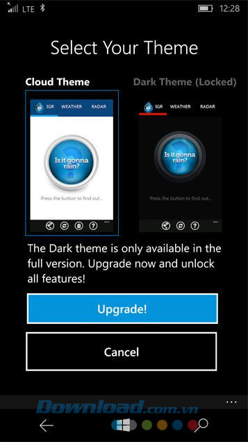 Lựa chọn 2 kiểu theme cho ứng dụng Lựa chọn 2 kiểu theme cho ứng dụng