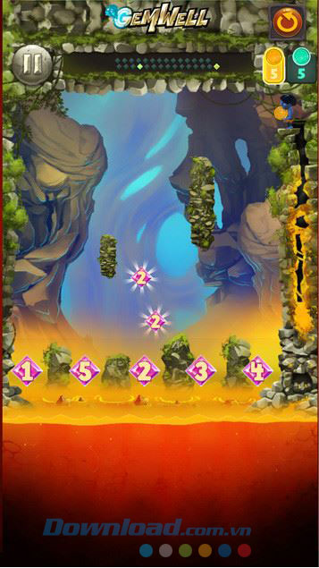 Bắn bóng vào các slot cho trước