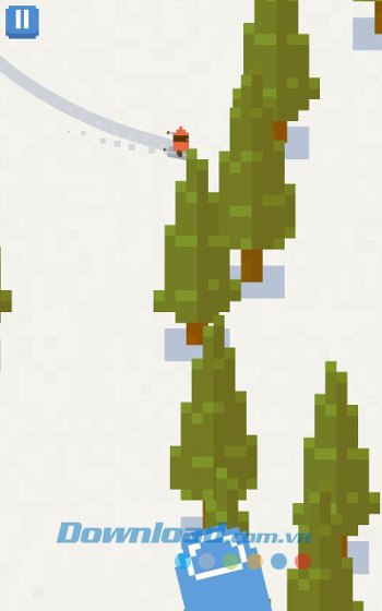 Giao diện màn chơi game Skiing Yeti Mountain