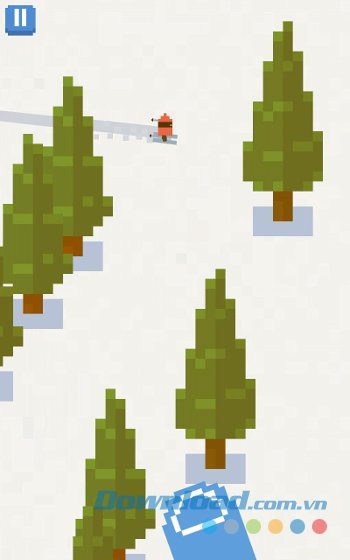 Thử thách trong game Skiing Yeti Mountain