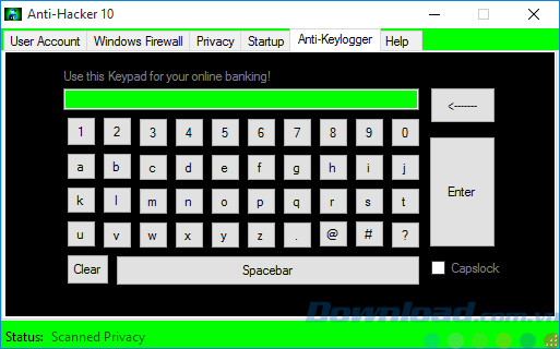Chống keylogger