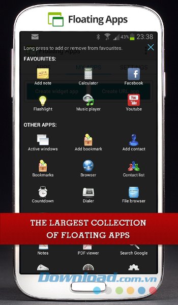 Tạo nhiều ứng dụng nổi với Floating Apps Tạo nhiều ứng dụng nổi với Floating Apps