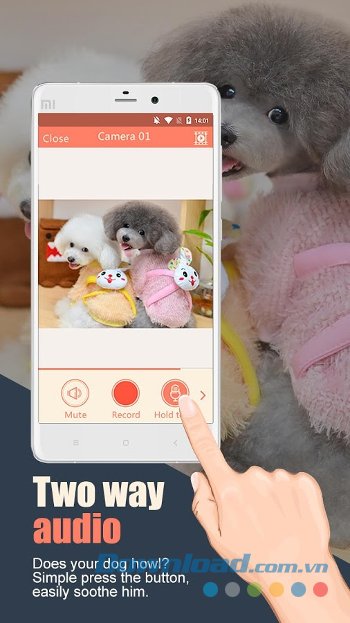 Trò chuyện hai chiều với AtHome Camera