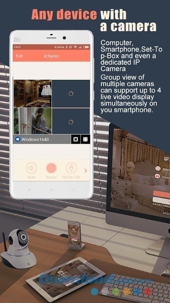 AtHome Camera hỗ trợ nhiều thiết bị