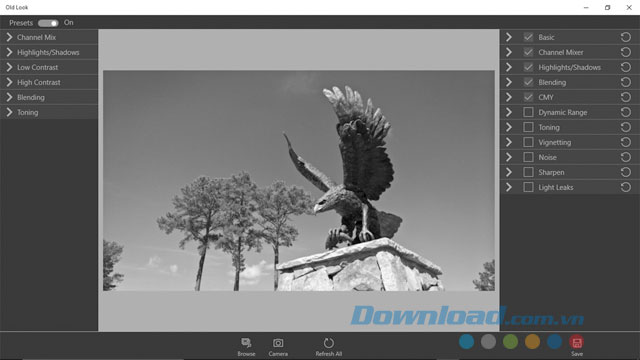 Giao diện ứng dụng Old Look cho Windows 10 