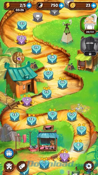 Bản đồ game iSlash Heroes
