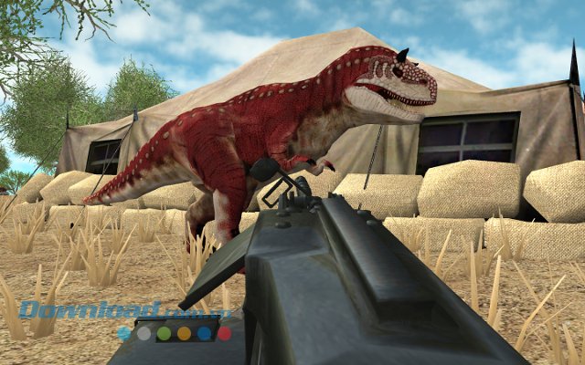 Tiêu diệt khủng long trong game Dinosaur Era: African Aren