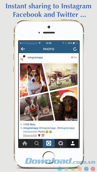 Chia sẻ ảnh nhanh