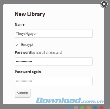 Mã hóa thư mục mới tạo Mã hóa thư mục mới tạo
