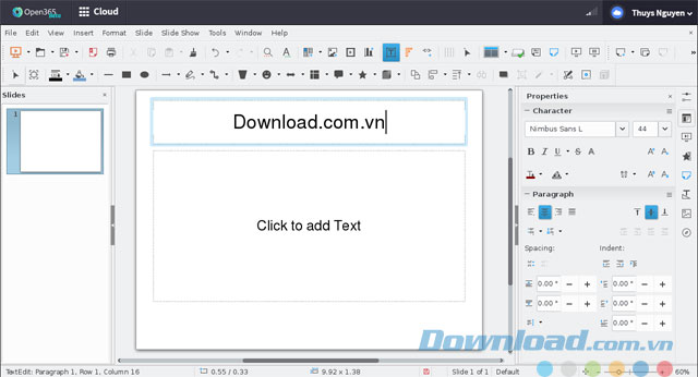 Tạo bài thuyết trình Tạo bài thuyết trình
