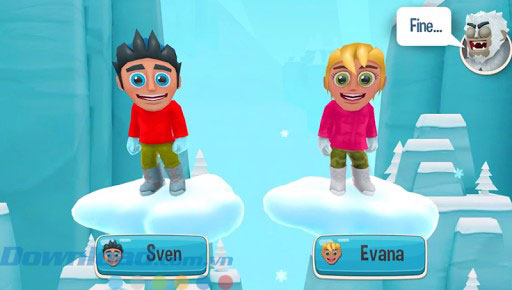 Lựa chọn 1 trong 2 nhân vật Lựa chọn 1 trong 2 nhân vật