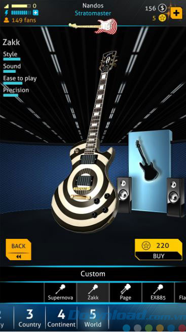 Tùy chỉnh cho cây guitar Tùy chỉnh cho cây guitar