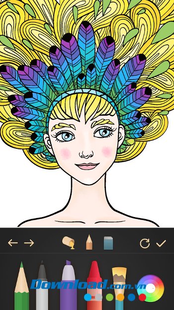 Các loại bút của Garden Coloring Book Các loại bút của Garden Coloring Book