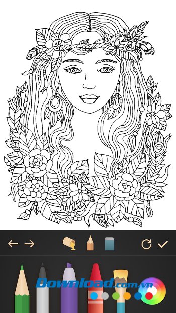 Tô màu công chúa với Garden Coloring Book Tô màu công chúa với Garden Coloring Book